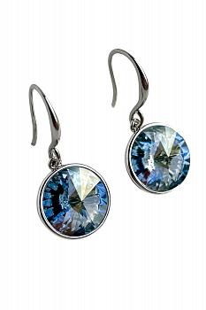 Серьги с кристаллами Swarovski