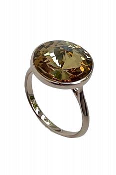  Кольцо с кристаллами Swarovski