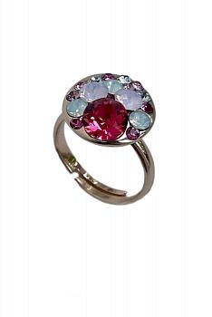  Кольцо с кристаллами Swarovski