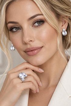Дофаминовое кольцо с фианитами