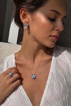  Серьги с улекситом
