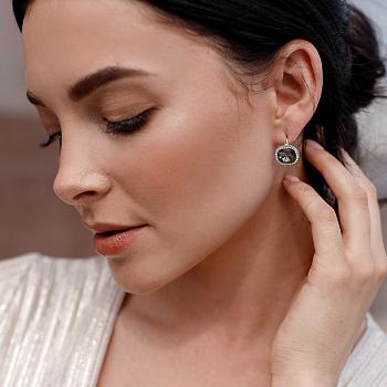  Серьги с кристаллами Swarovski